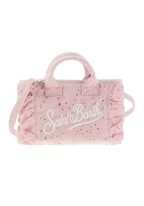 Borsa Mc2 Saint Barth Vanity mini volant rosa floreale sangallo MC2 SAINT BARTH | Borse | VANITYMINIVOLANT0189521